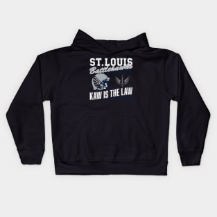 St. Louis Battlehawks - Kaw Is The Law - Ufl Kids Hoodie